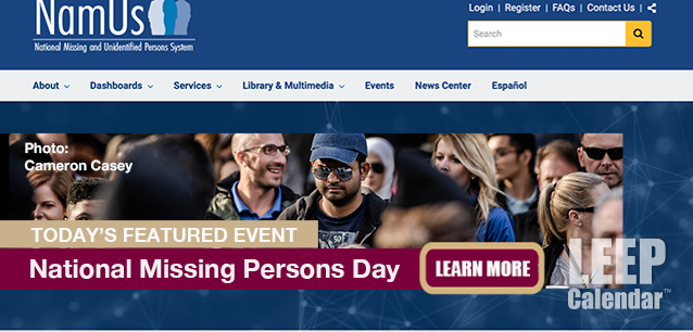 No Image found . This Image is about the event Missing Persons Day, Ntl.(US/CA): February 3. Click on the event name to see the event detail.