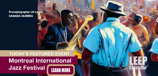 No Image found . This Image is about the event Montreal International Jazz Festival (CA-QC): June 27 - July 6 (est). Click on the event name to see the event detail.