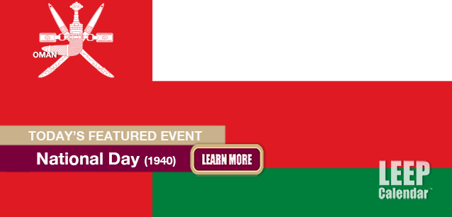 No Image found . This Image is about the event National Day, (OM)(1940): November 18-19. Click on the event name to see the event detail.