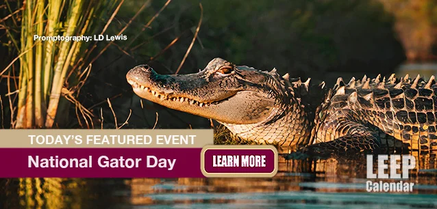 No Image found . This Image is about the event Gator Day, Ntl: May 29. Click on the event name to see the event detail.