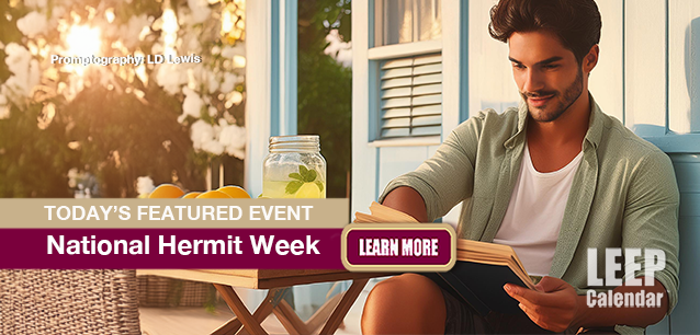 No Image found . This Image is about the event Hermit Week, Ntl.: June 13-20. Click on the event name to see the event detail.