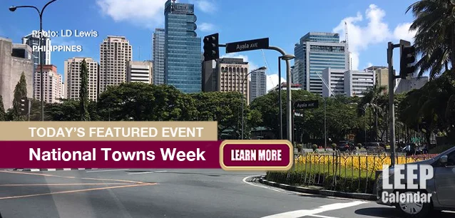 No Image found. This Image is about the event Towns Week, Ntl. (PH): October  20-26. Click on the event name to see the event detail.