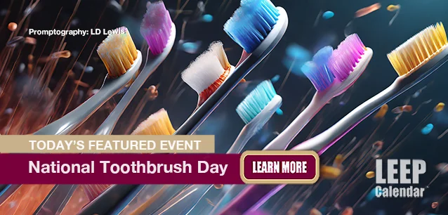 No Image found . This Image is about the event Toothbrush Day, Ntl: June 26*. Click on the event name to see the event detail.