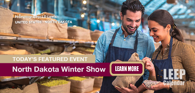 No Image found . This Image is about the event North Dakota Winter Show (US-ND): March 5-9 (est). Click on the event name to see the event detail.