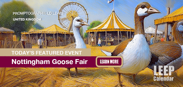 No Image found . This Image is about the event Nottingham Goose Fair, (UK): September 27 - October 6. Click on the event name to see the event detail.