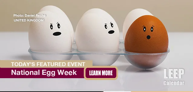 No Image found . This Image is about the event Egg Week, Ntl. (UK): October 7-13. Click on the event name to see the event detail.