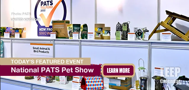 No Image found . This Image is about the event PATS Pet Show, Ntl. (UK): September 29 - October 1. Click on the event name to see the event detail.