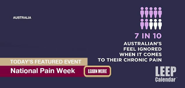 No Image found . This Image is about the event Pain Week (AU): July 21-27 (est). Click on the event name to see the event detail.