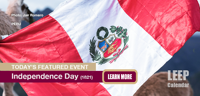 No Image found . This Image is about the event Independence Day, (PE)(1821): July 28. Click on the event name to see the event detail.