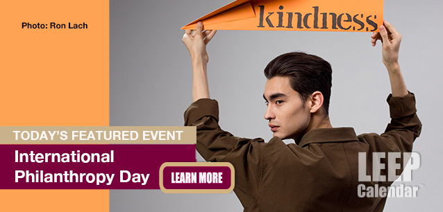 No Image found . This Image is about the event Philanthropy Day, Ntl.: November 15. Click on the event name to see the event detail.