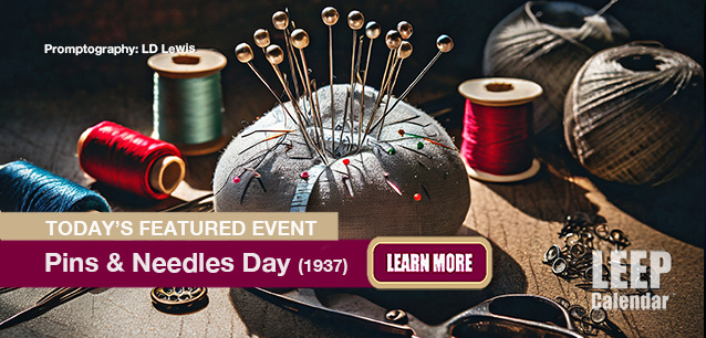 No Image found . This Image is about the event Pins and Needles Day (1937): November 27. Click on the event name to see the event detail.