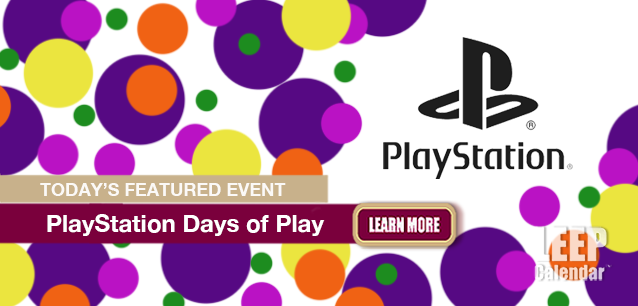 No Image found . This Image is about the event PlayStation Days of Play: May 28 - June 11 (est). Click on the event name to see the event detail.