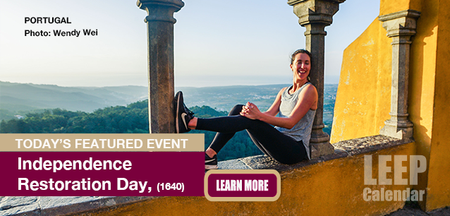 No Image found . This Image is about the event Independence Day, (PT)(1640): December 1. Click on the event name to see the event detail.