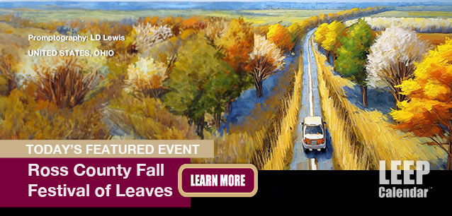 No Image found. This Image is about the event Fall Festival of Leaves, Ross County (US-OH): October 18-20. Click on the event name to see the event detail.