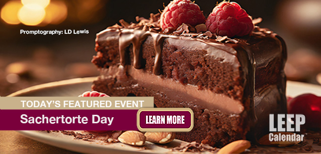 No Image found . This Image is about the event Sachertorte Day : December 5. Click on the event name to see the event detail.