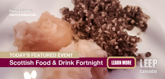 No Image found . This Image is about the event Scottish Food and Drink Fortnight (UK): September 6-20 (est). Click on the event name to see the event detail.