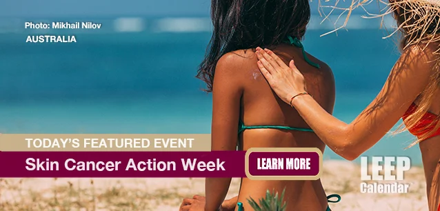 No Image found . This Image is about the event Skin Cancer Action Week (AU): November 17-23. Click on the event name to see the event detail.