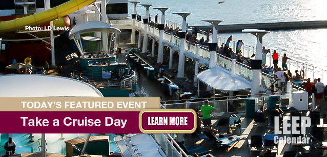 No Image found . This Image is about the event Take a Cruise Day: February 3. Click on the event name to see the event detail.