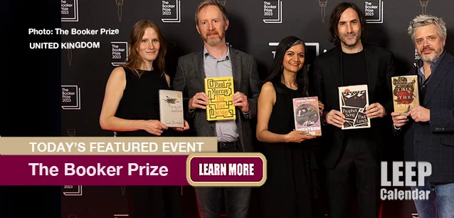 No Image found. This Image is about the event The Booker Prize (UK): November 12. Click on the event name to see the event detail.