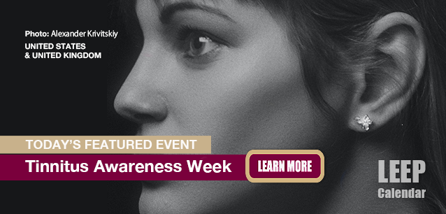 No Image found . This Image is about the event Tinnitus Awareness Week (US/UK): February 3-9. Click on the event name to see the event detail.