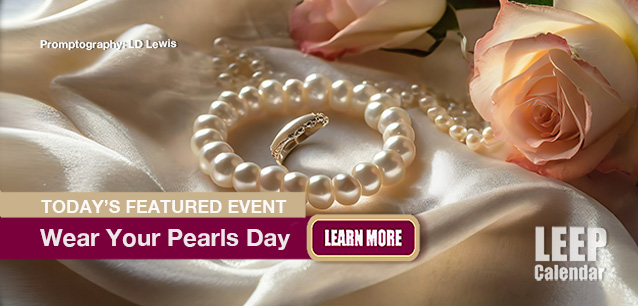 No Image found . This Image is about the event Wear Your Pearls Day: December 15. Click on the event name to see the event detail.