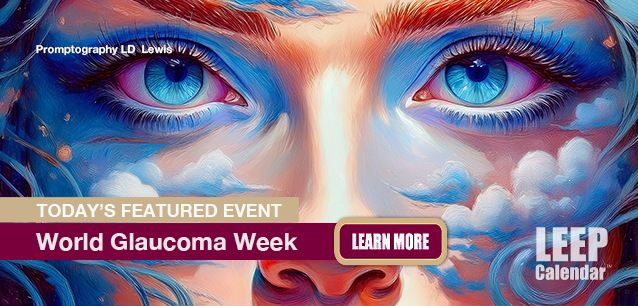 No Image found . This Image is about the event Glaucoma Week, World: March 9-15. Click on the event name to see the event detail.