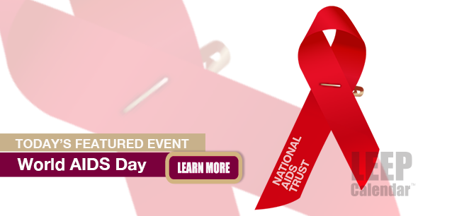 No Image found . This Image is about the event AIDS Day, World: December 1. Click on the event name to see the event detail.