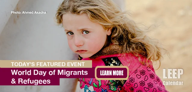 No Image found . This Image is about the event Migrants and Refugees, World Day of: September 29. Click on the event name to see the event detail.