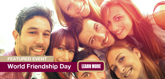 No Image found . This Image is about the event Friendship Day, World (IN/US): August 3*. Click on the event name to see the event detail.