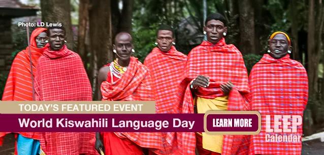 No Image found . This Image is about the event Kiswahili Language Day, World: July 7. Click on the event name to see the event detail.