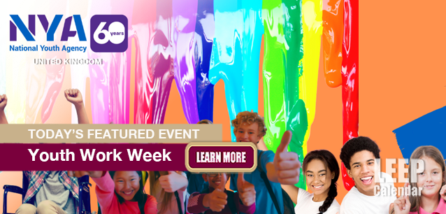 No Image found . This Image is about the event Youth Work Week (UK): November 3-9 (est). Click on the event name to see the event detail.