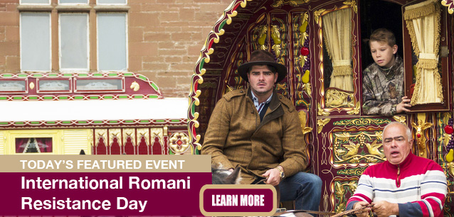No Image found . This Image is about the event Romani Resistance Day, Intl. (1944): May 16. Click on the event name to see the event detail.