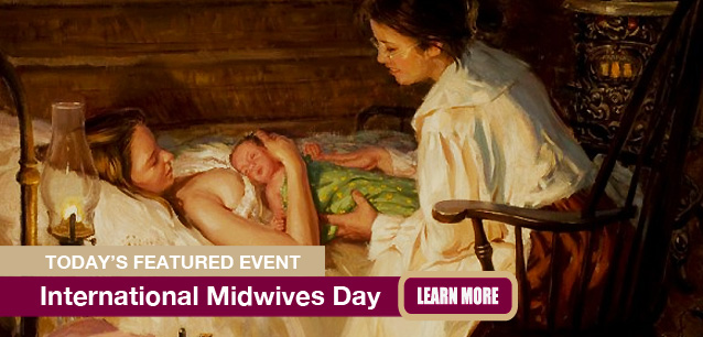 No Image found . This Image is about the event Midwife, International Day of the: May 5. Click on the event name to see the event detail.
