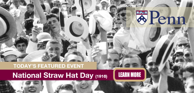 No Image found . This Image is about the event Straw Hat Day (1916): May 15. Click on the event name to see the event detail.