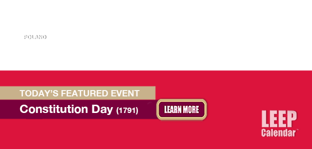 No Image found . This Image is about the event Constitution Day (PL)(1791): May 3. Click on the event name to see the event detail.
