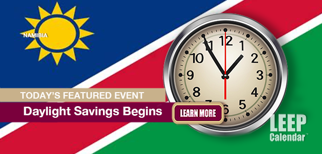 No Image found . This Image is about the event Daylight Savings (NA), Begins: September 7. Click on the event name to see the event detail.