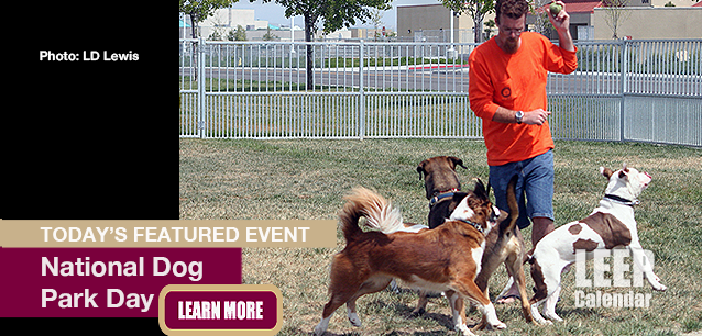No Image found . This Image is about the event Dog Park Day, Ntl.: May 3. Click on the event name to see the event detail.