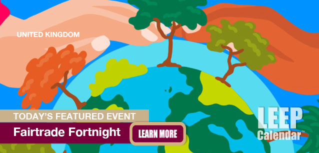 No Image found . This Image is about the event Fairtrade Fortnight(UK): September 8-21 (est). Click on the event name to see the event detail.