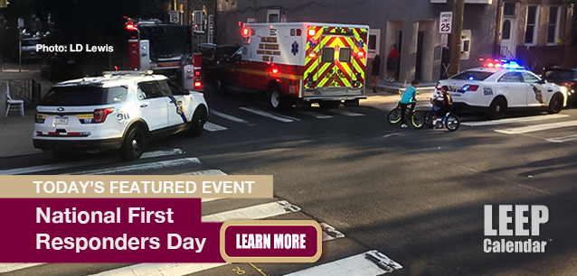 No Image found. This Image is about the event First Responders Day, Ntl.: October 28. Click on the event name to see the event detail.