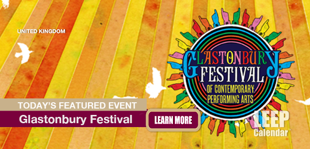 No Image found . This Image is about the event Glastonbury Festival (UK): June 25-29 (est). Click on the event name to see the event detail.