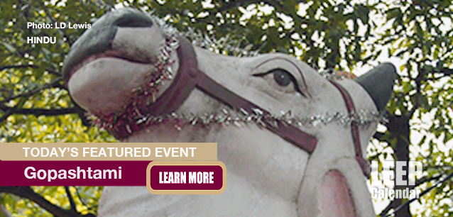 No Image found . This Image is about the event Gopashtami (H): October 30. Click on the event name to see the event detail.