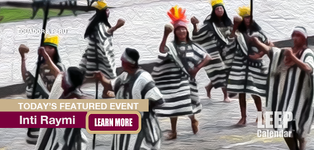 No Image found . This Image is about the event Inti Rami (PE/EC): June 24-29. Click on the event name to see the event detail.