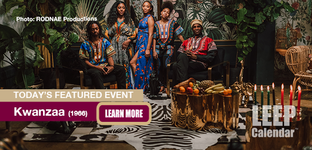 No Image found . This Image is about the event Kwanzaa (1966): December 26 - January 1. Click on the event name to see the event detail.