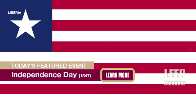 No Image found . This Image is about the event Independence Day, (LR)(1847): July 26. Click on the event name to see the event detail.
