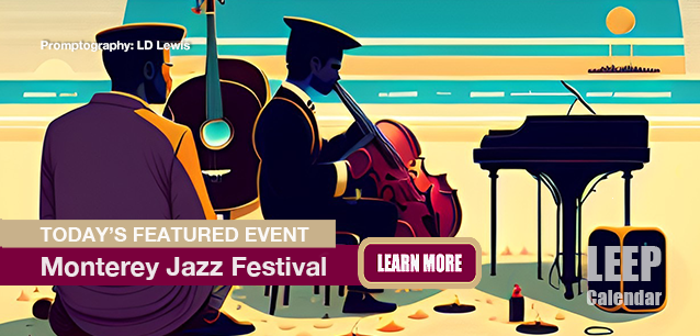 No Image found . This Image is about the event Monterey Jazz Festival (US-CA): September 26-28 (est). Click on the event name to see the event detail.