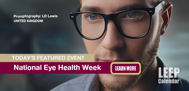 No Image found . This Image is about the event Eye Health Week, Ntl.(UK): September 22-28. Click on the event name to see the event detail.