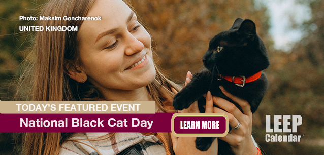 No Image found . This Image is about the event Cat Day, Black (UK), Ntl.: October 27. Click on the event name to see the event detail.