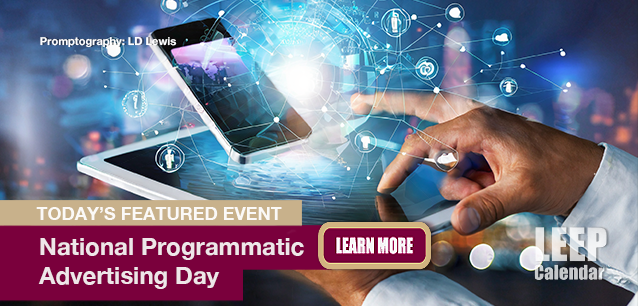 No Image found . This Image is about the event Programmatic Advertising Day, Ntl.: November 7. Click on the event name to see the event detail.
