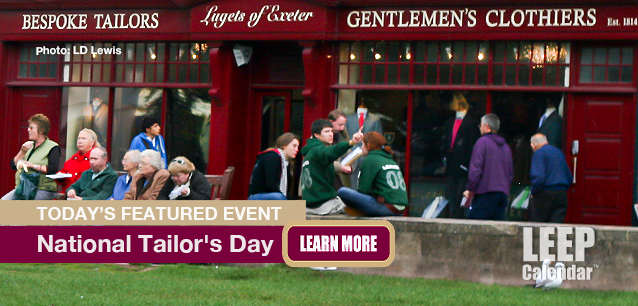 No Image found . This Image is about the event Tailor's Day, Ntl.: June 4. Click on the event name to see the event detail.