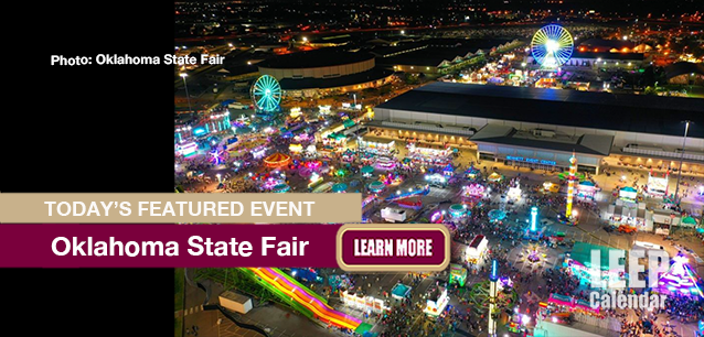 No Image found . This Image is about the event Oklahoma State Fair (US-OK): September 11-21 (est). Click on the event name to see the event detail.